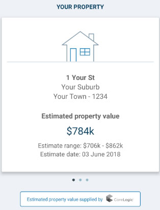 Finding estimated property values